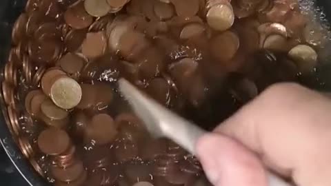 Man Cooking Coins And Surprises😲