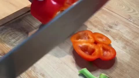 Paprika richtig schneiden!