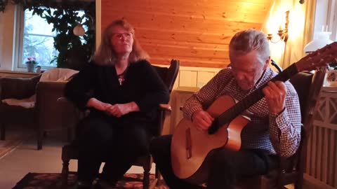 Hanna och Arne spelar och sjunger i Marieberg 4 Nov. 2021