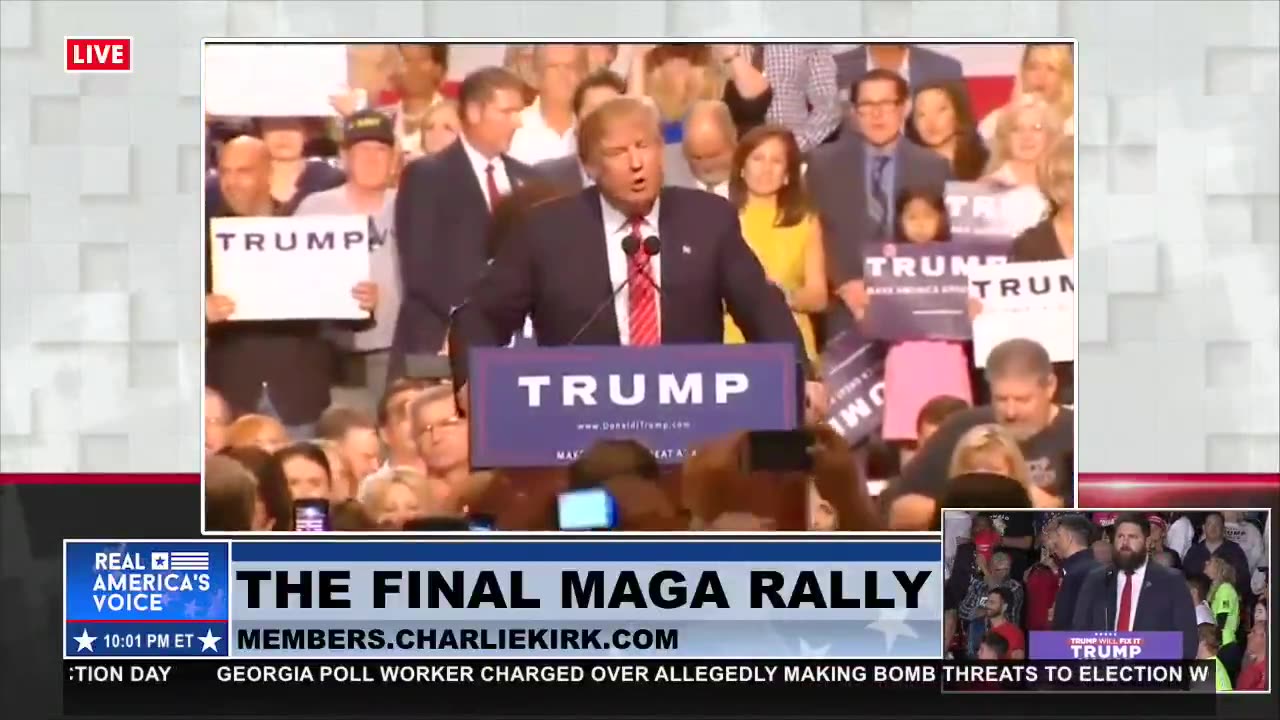 WATCH THIS: DONALD TRUMP REMARKS ON 1ST MAGA RALLY WITH TURNING POINT