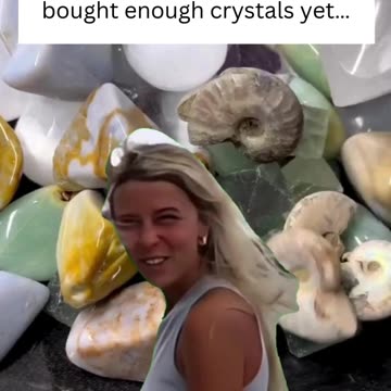Hoarding crystals? ⁣⁣Nah, we’re just building collections that tell our story #crystalhaul