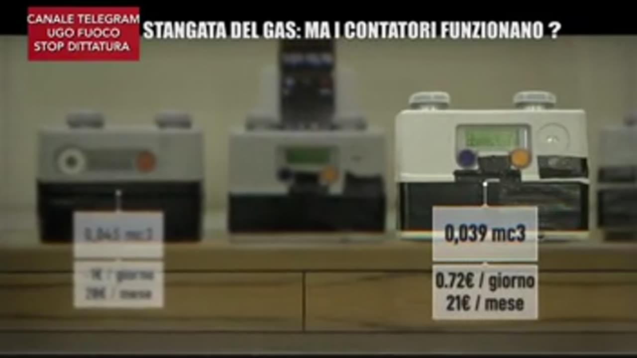 Vi derubano con i contatori del gas.