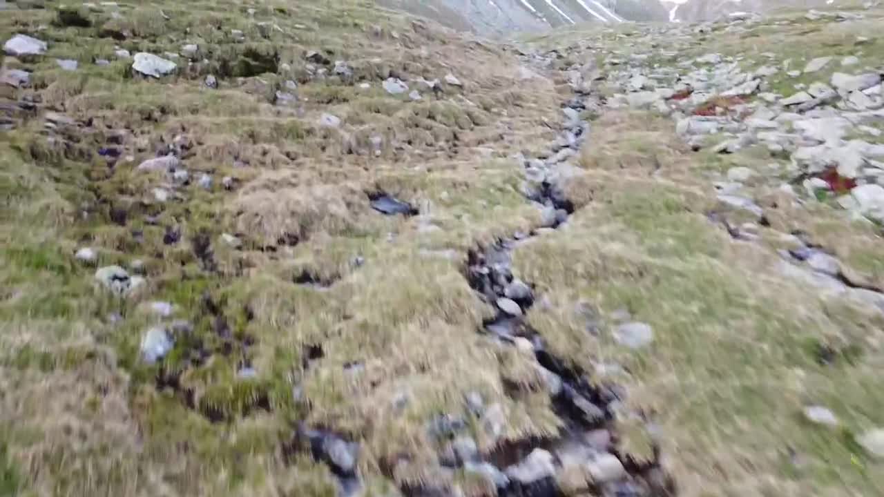 Camping in Swiss mountains