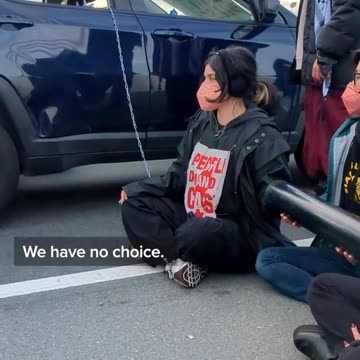 Watch as protestors shut down the Bay Bridge to demand a ceasefire in Gaza.