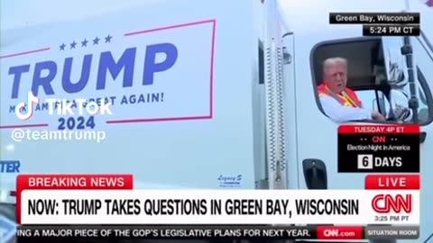 Trump: "How do you like my garbage truck?"