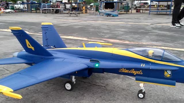 RC Military Aircraft Blue Angels @ Apollo RC Airfield with the San Fernando Valley Flyers