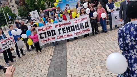 УКРАИНА, г. Киев4. 15.05. 2021 г. Антиковидный протест свободных людей.