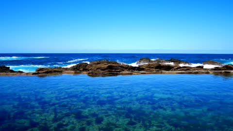 Beautiful Ocean Waves With sound