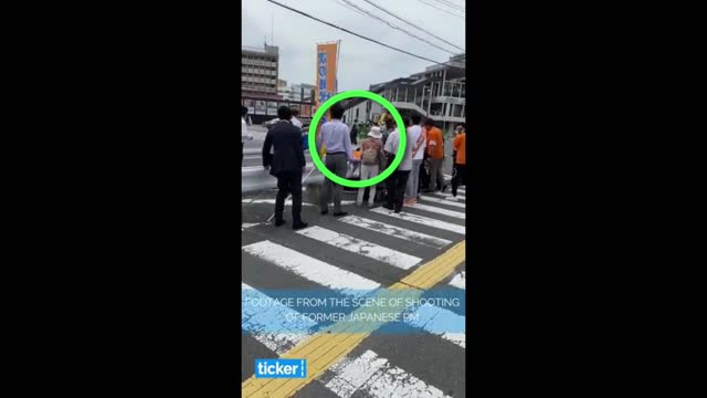 Another angle of the Shinzo´s Secret Service ineffectiveness