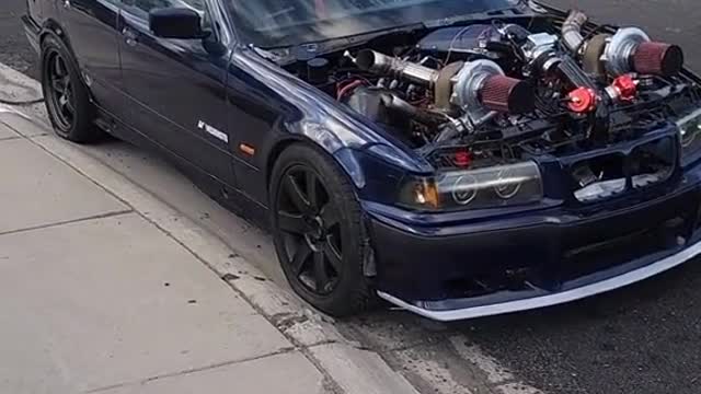 Take a look at the inside of a dramatic car engine