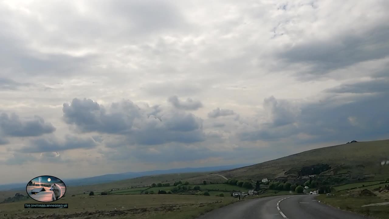 Driving in Dartmoor. Driving to Brent Tor