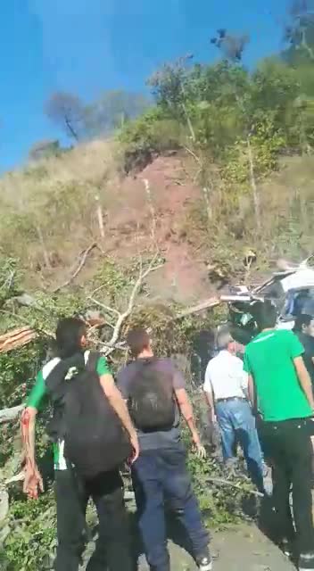 Detalles del accidente de un bus con 40 pasajeros en Bucaramanga