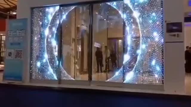 Transparent Video Screen For Window Display