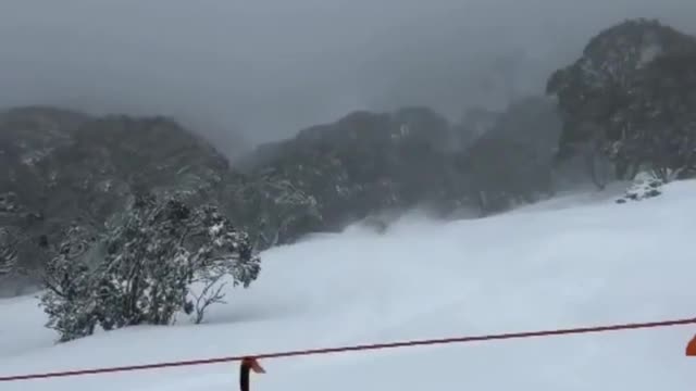 snow mountain skiing