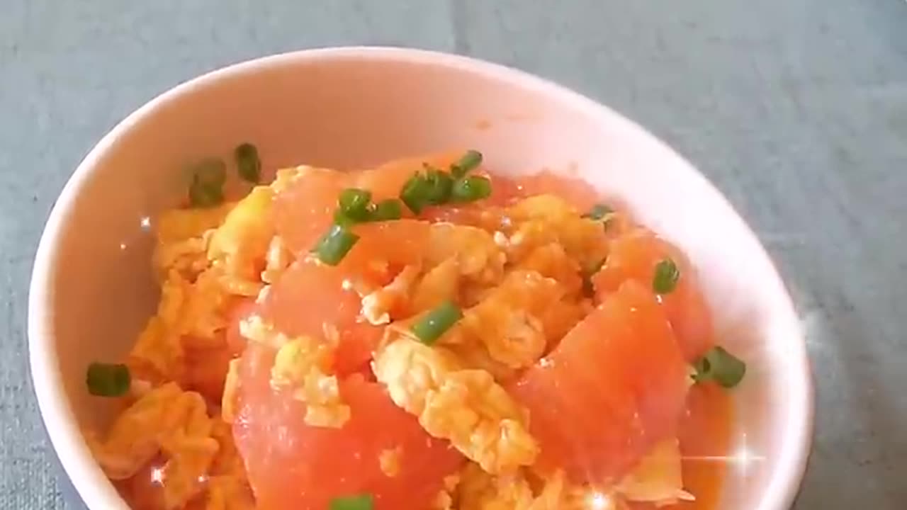 How to make scrambled eggs with tomatoes？#exlittlebeans will teach you #catcooking #funnycat