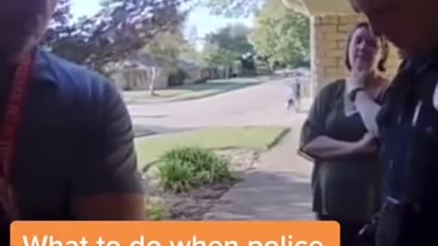 What to do when Police come knocking