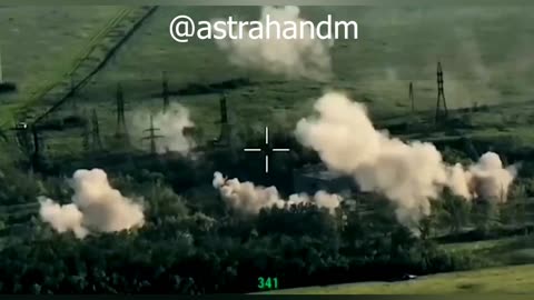 Russian strikes on the Ukrainians