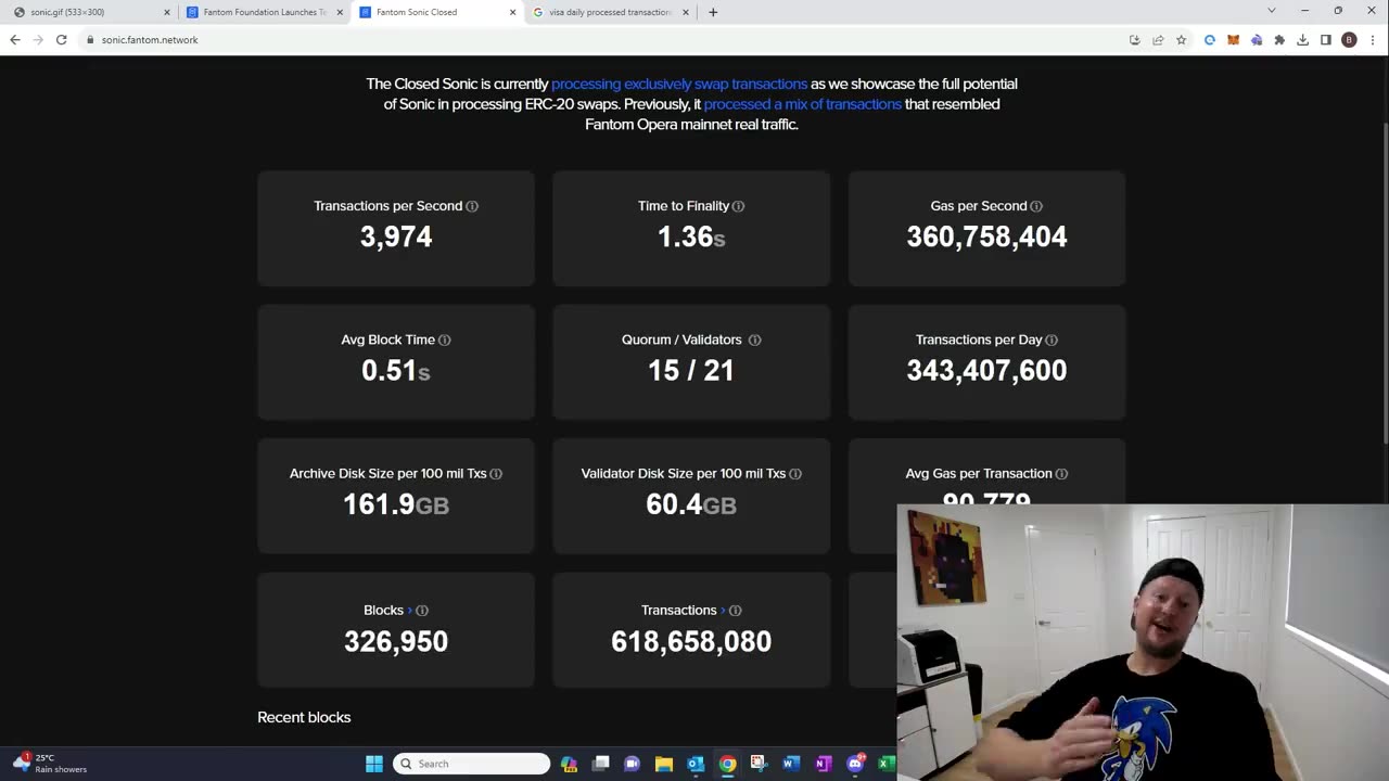 👀Fantom Sonic Testnet is now completing 4000 tx's in 1.38s to finality 👀