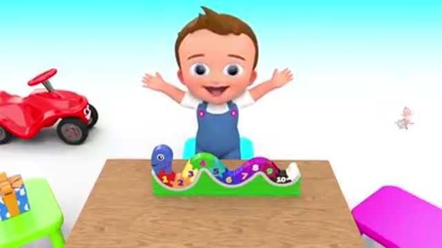 Little boy play with toy - best video with small brother