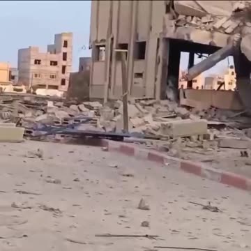 Mosque destroyed in Gaza
