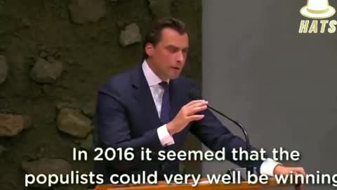 Powerful speech delivered in Dutch parliament. A MUST WATCH.