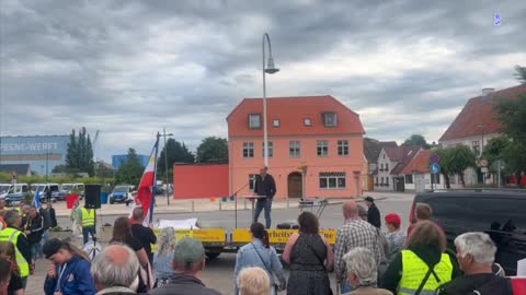 Wolgast: Sammeln und Eröffnung der Kundgebung 07-06-2022