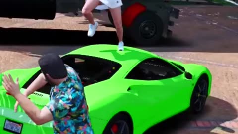 AMANDA NE🔥KIYA MICHAEL SE MAJAK✨😂💥 #shorts #shortfeed #gta5 #short