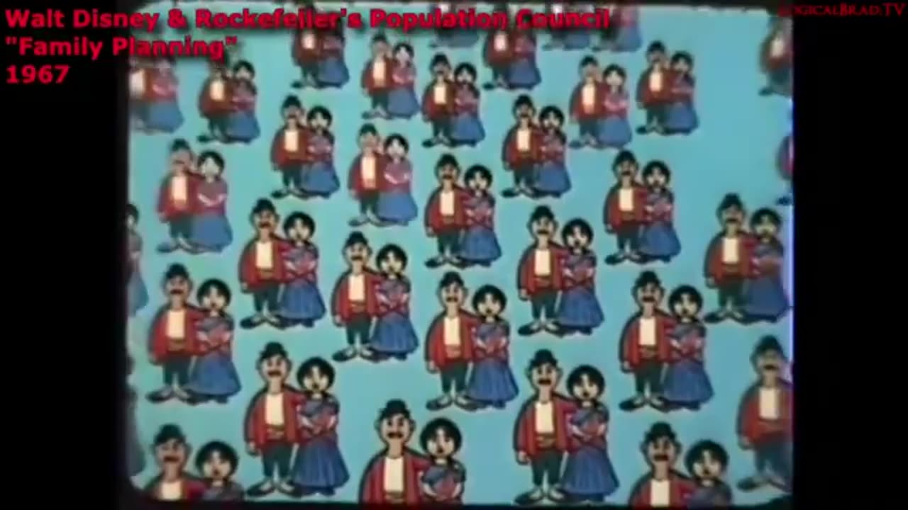 TOO FEW PEOPLE ARE DYING - WALT DISNEY AND ROCKEFELLER CARTOON FOR POPULATION CONTROL (1967)
