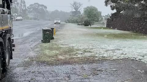 Spring Cold Snap Leaves Surprise Layer of Snow