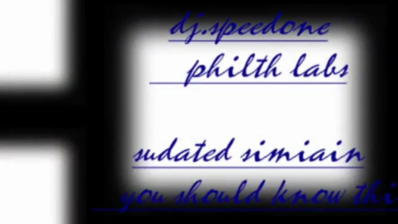 you should know this