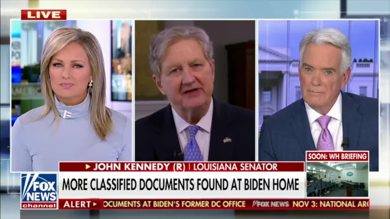 Sen. John Kennedy Sums up the Biden Classified Docs Scandal in his own special way