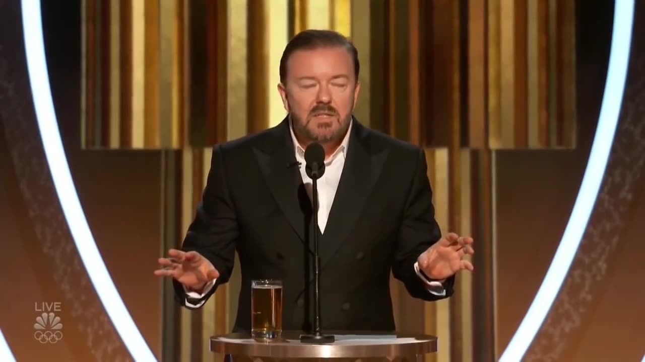 Hilarious! Ricky Gervais Opening Monologue at the Golden Globes