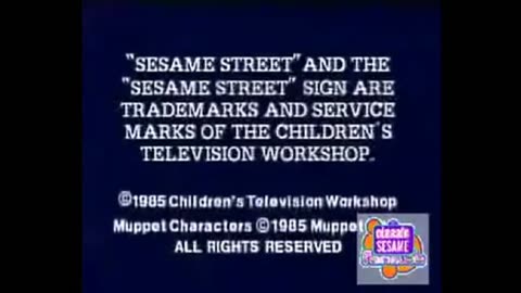 Classic Sesame Street - Credits and old 1st PBS Logo