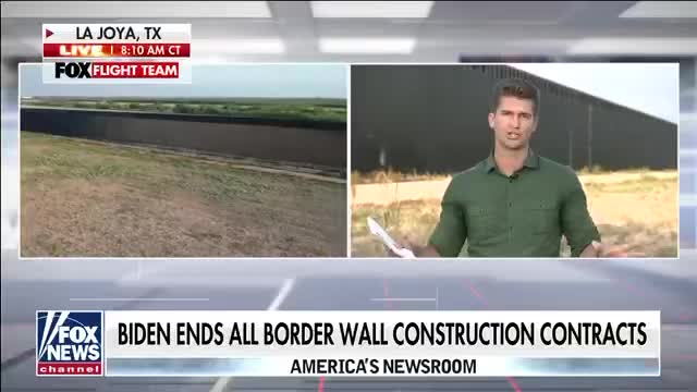 Biden is paying contractor not to built the wall