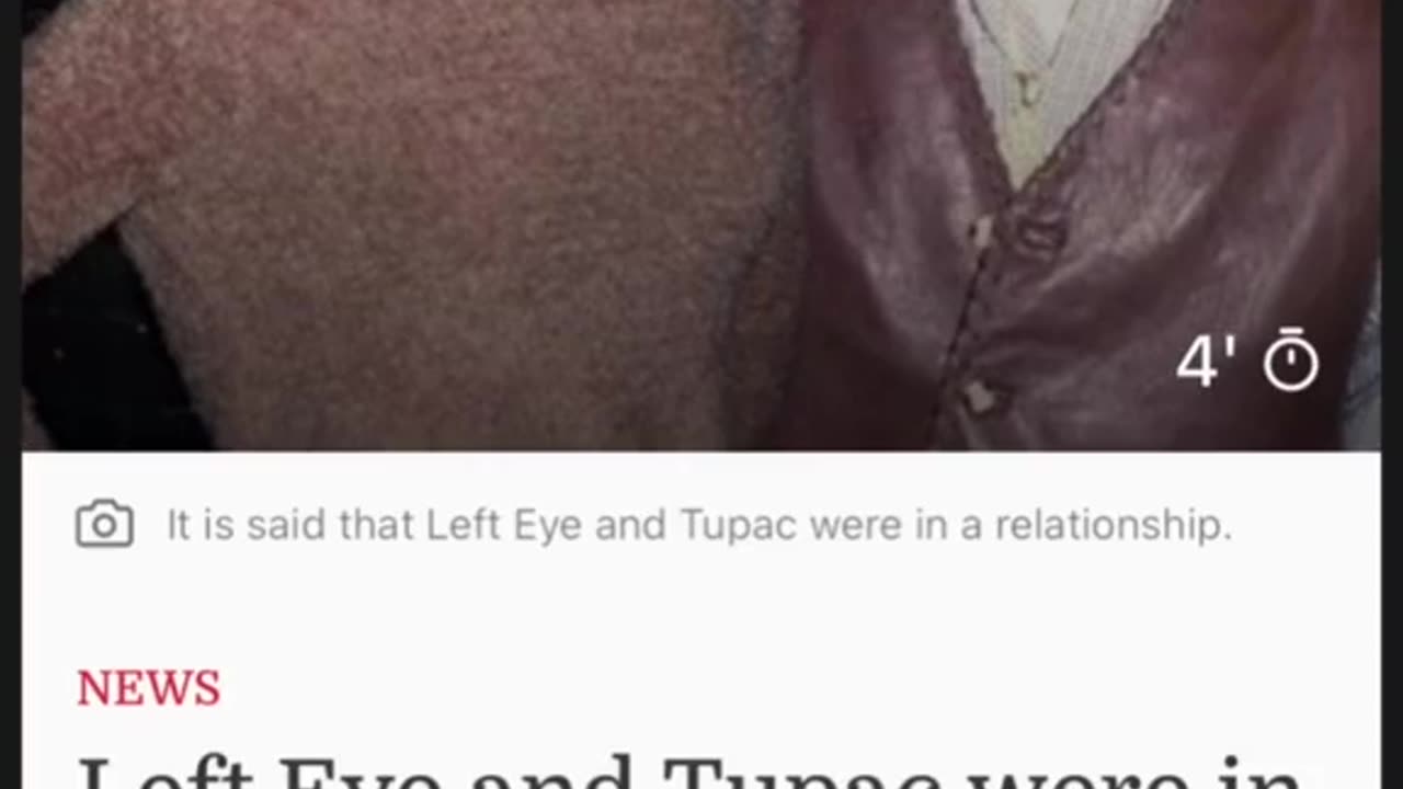 Akil the MC = 2Pac with his wife Lisa Lopes (left eye). Are they both Alive?