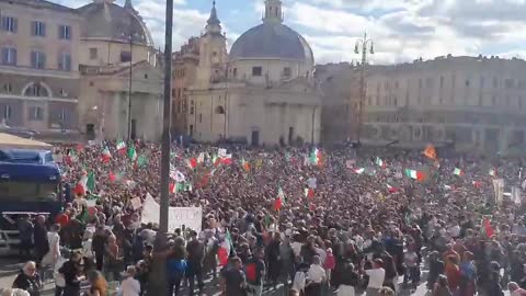 ROMA 09-10-2021 PIAZZA DEL POPOLO