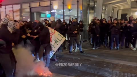 Hamas supporters in Paris are terrorizing the city. They are marching through