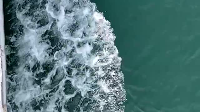 Slow motion Oman sea view