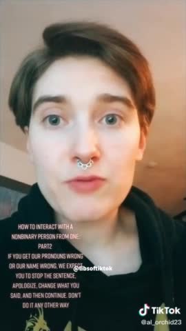 Non Binary Speech Police Edition!!