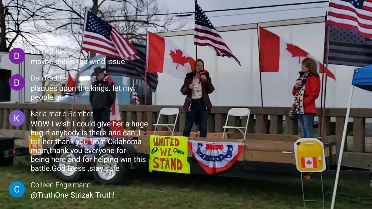 Freedom Fox live at the North American Unity Rally in Niagara Falls