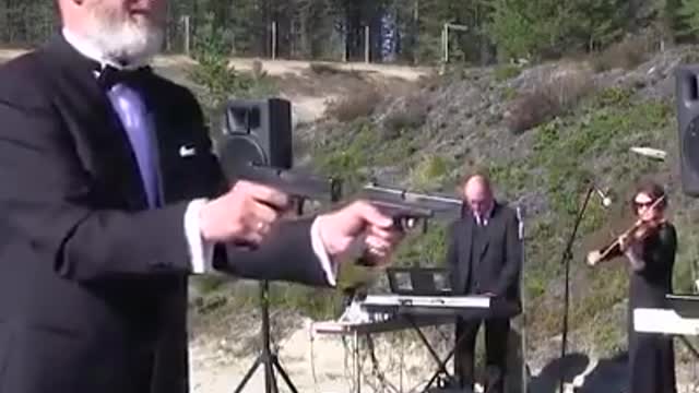 These russians have found a new use for firearms