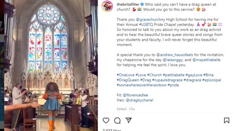 Drag Queen at NY Catholic high school