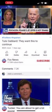 Tulsi Gabbard video given content warnings on YouTube