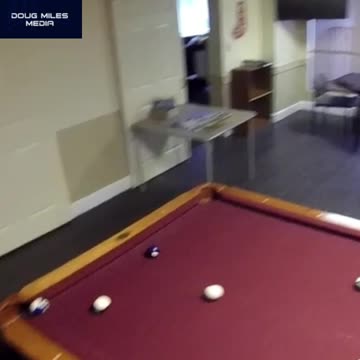 HAT CAM: POCKET A BALL IN 2 CORNERS ON 1 SHOT!