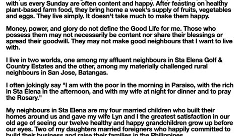 THE GOOD Life - Tony Meloto