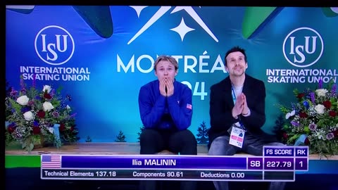 Malinin FS Worlds 2024