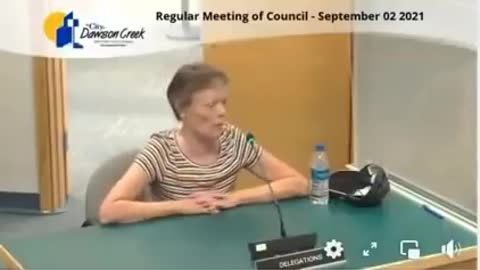 Molecular Biologist Speaks at Dawson Creek City Council Meeting 9/2/21