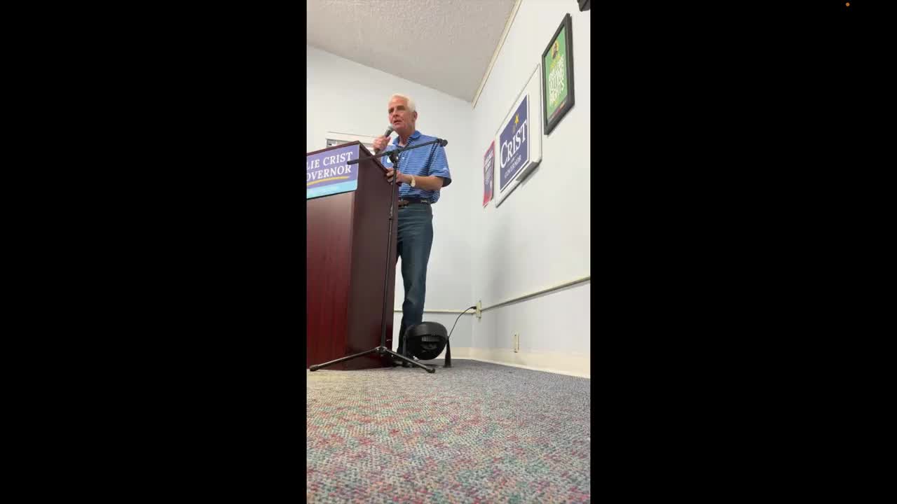 Charlie Crist Calls DeSantis 'DeSatan' and Compares Himself to Christ