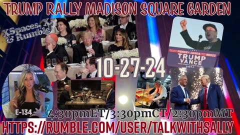 Trump Rally Madison square garden! 10-27-24 (4:30pmET/3:30pmCT/2:30pmMT)