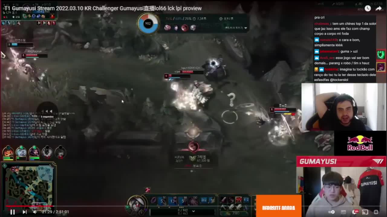 COMO O GUMAYUSI JOGA A LANE l STREAM DO TOCKERS